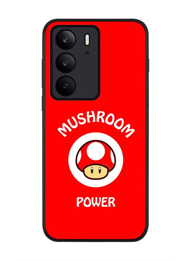 Stylizedd For Realme C75x / C75 4G Case,Slim fit Camera Protection, Shockproof Thin Phone cover  - Mushroom Power - Image 1